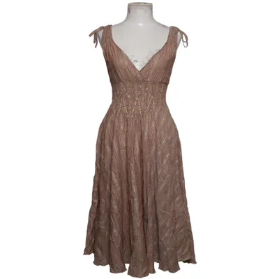 Kjole (Brun, Guld) fra Cherokee Bomuld, Metallfiber, Polyester
