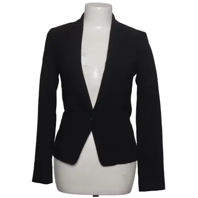 Blazer (Sort) fra Bershka Premium Outerwear Elastan, Polyester, Viscose