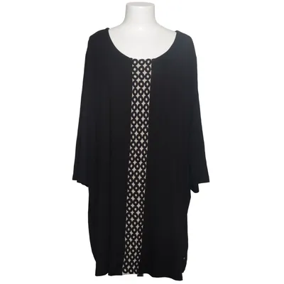 Top (Black) from Selection by Ulla Popken Elastane, Viscose