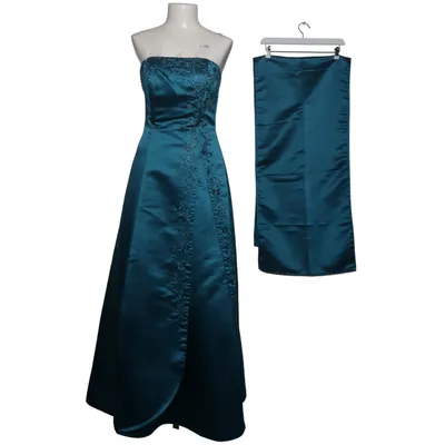 Evening gown (Blue, Petrol green) from Niente Polyester