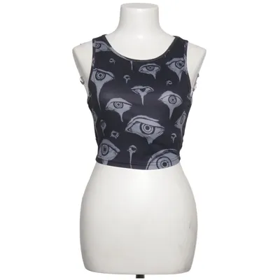 Top (Sort, Grå) fra Romwe Elastan, Polyester