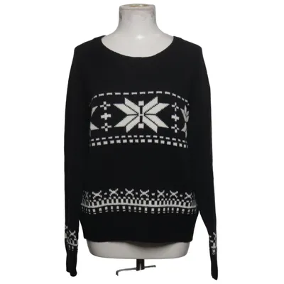Christmas sweater (Black, White) from Blend She Acrylic, Wool