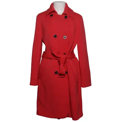 Coat (Red) from Beaumont Elastane, Polyester, Viscose