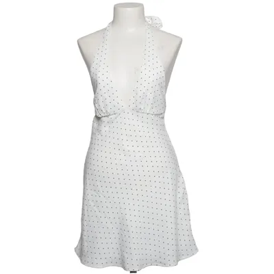 Halterneck-kjole (Hvid, Sort) fra Hollister Polyester, Polyurethan