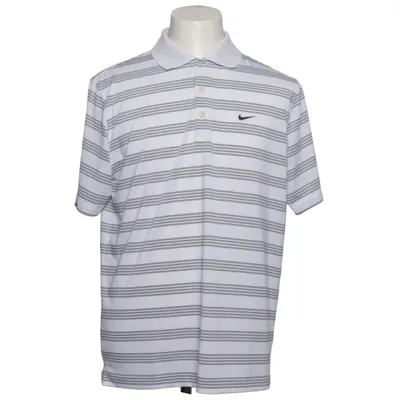Polo shirt (White, Gray) from Nike Golf Polyester