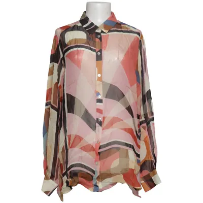 Blus (Rosa, Blå, Brun) från Summum Woman Viskos
