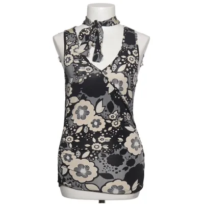 Top (Black, Beige) from Friendtex Elastane, Viscose