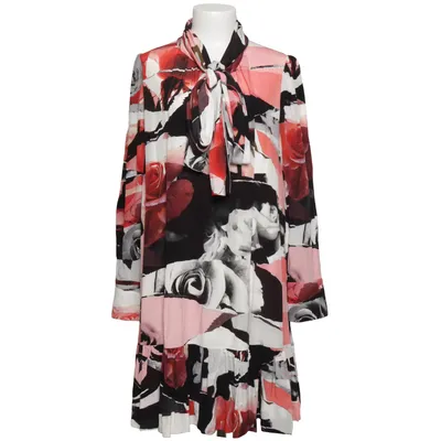 Dress (Black, White, Red, Multicolored) from Alexander McQueen Acetate, Silk