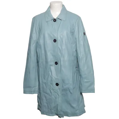 Ledermantel (Blau) von Otto Kern Leder, Polyester