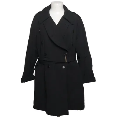 Trench-coat (Noir) de Stefanel Élasthane, Polyester, Viscose