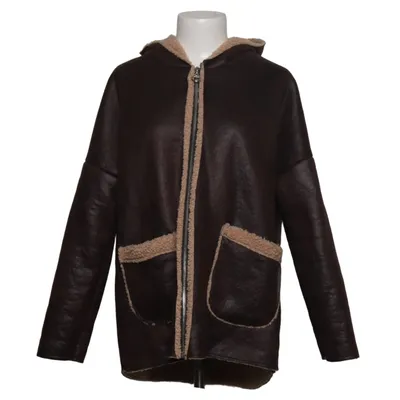 Shearlingjacka (Brun, Beige) från Pittarello Elastan, Polyester