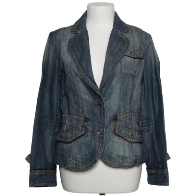 Veste en jean (Bleu) de Million Women Coton