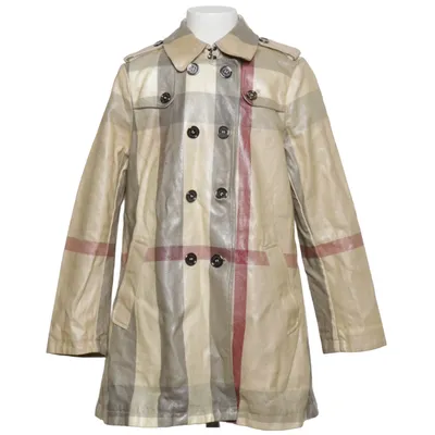 Trench coat (Beige, Multicolored) from Burberry Cotton, Polyurethane
