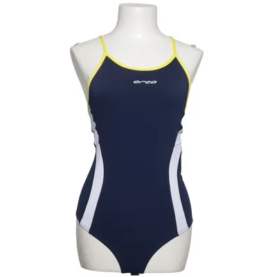 Maillot de bain une pièce (Bleu, Blanc, Jaune) de Orca Polybutylène, Polyester