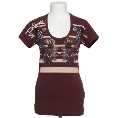 T-shirt (Lilla, Flerfarvet) fra Just Cavalli Bomuld, Elastan