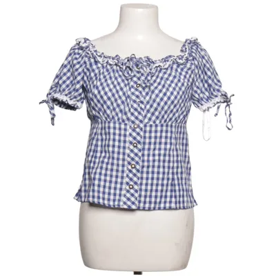 Dirndlblus (Blå, Vit) från Stockerpoint Bomull, Polyester