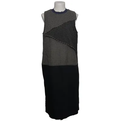 Jurk (Zwart, Wit, Blauw) van Carven Katoen, Polyamide
