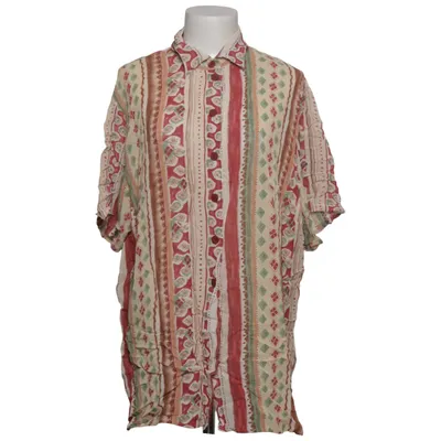 Kortærmet skjorte (Beige, Rød, Grøn) fra Fiamma Viscose