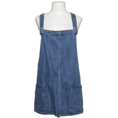 Dungaree dress (Blue) from Mango Denim Cotton