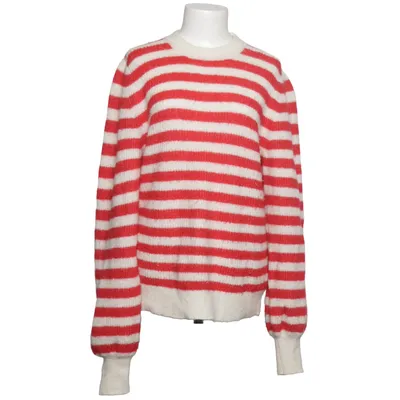 Sweater (Rød, Hvid) fra Ganni Alpacauld, Elastan, Merinould, Polyamid