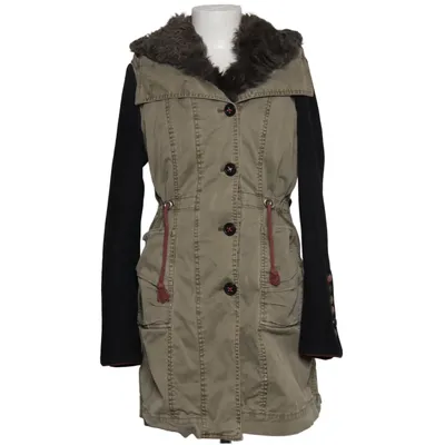 Parka (Grün, Schwarz, Mehrfarbig) von Blonde No.8 Pelz, Baumwolle, Wolle