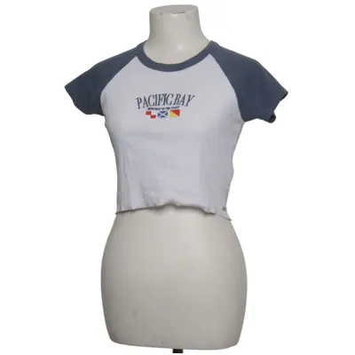 Maillot de baseball (Blanc, Bleu) de Pacific Republic Pull & Bear Coton, Élasthane