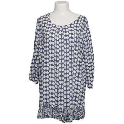 Blouse (Blue, White) from Katag Cotton