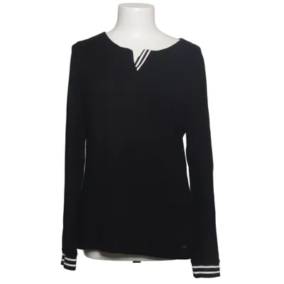 T-shirt à manches longues (Noir, Blanc) de Sophia Perla Élasthane, Viscose