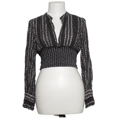 Wrap blouse (Black, White, Multicolored) from Patrons of Peace Viscose