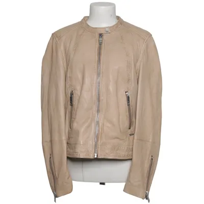 Leather jacket (Beige) from Image Leather, Polyester