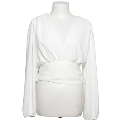 Slå-om bluse (Hvid) fra Vera & Lucy Polyester