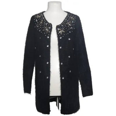 Cardigan (Noir) de Tiramisu Acrylique, Polyamide