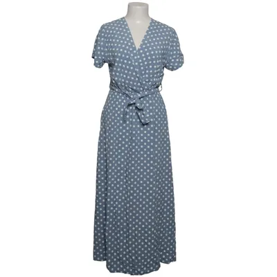 Robe portefeuille (Bleu, Blanc) de Zauberstern Viscose
