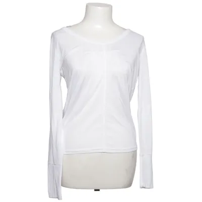 T-shirt à manches longues (Blanc) de DDP Polyester, Viscose