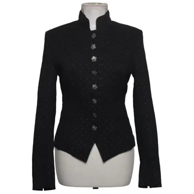 Blazer (Noir) de Mothwurf Coton, Cupro, Polyester, Soie