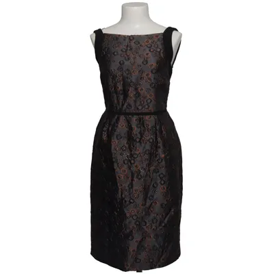 Kleid (Grau, Braun, Schwarz) von Schumacher Acetat, Polyamid, Polyester, Seide, Viskose