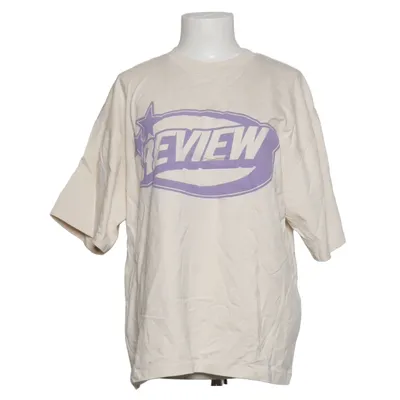 T-shirt (Beige, Lila) från Review Bomull