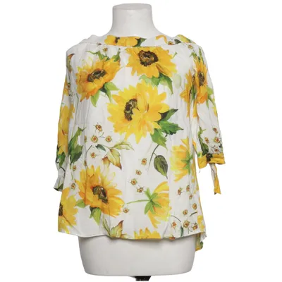 Top (White, Yellow, Green) from Hallhuber Cotton, Modal, Viscose