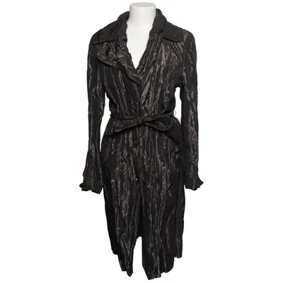 Trenchcoat (Grau) von Maura by Claudia Sträter Acetat, Metallfaser, Polyester, Viskose