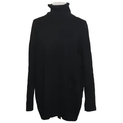 Rollkragenpullover (Schwarz) von Arket Wolle, Merinowolle