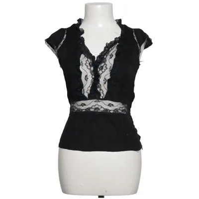 Wrap top (Black) from Patino Polyester, Viscose