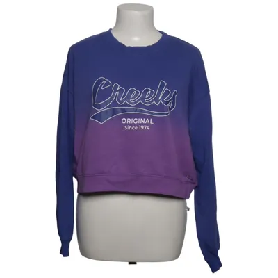 Collegetröja (Blå, Lila) från Creeks Bomull, Polyester