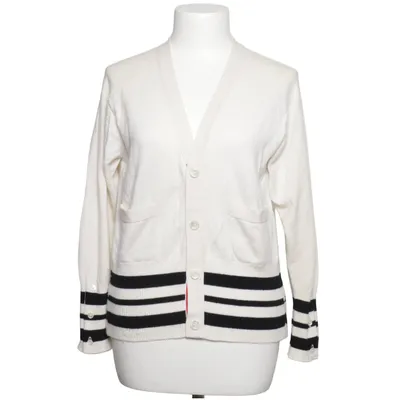 Cardigan (Blanc, Noir) de Thom Browne Cachemire