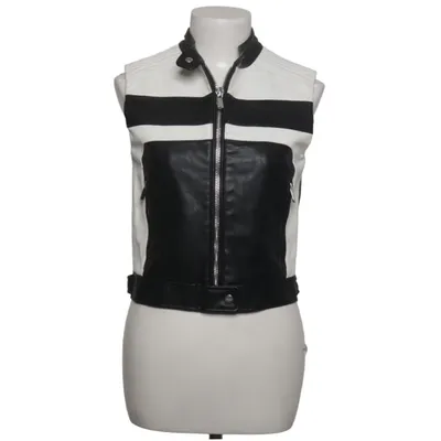 Biker gilet (Zwart, Wit) van New Yorker Polyurethaan