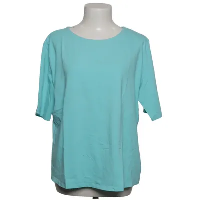 T-shirt (Blauw) van Franco Callegari Katoen, Elastaan