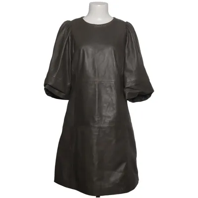 Lederkleid (Grün) von Coster Copenhagen Leder, Polyester