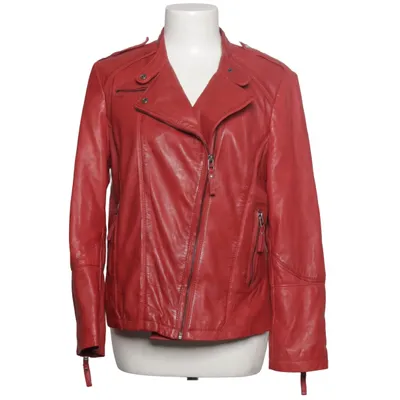 Biker jacket (Red) from Avenue Foch Leather, Polyester