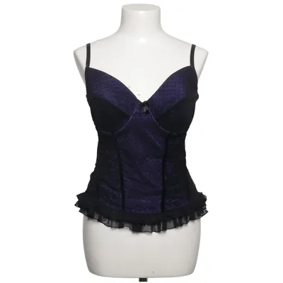 Korset (Lila, Zwart) van Cottelli Collection Elastaan, Polyamide