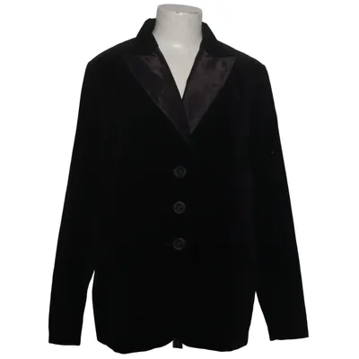 Blazer (Black) from Sônia Bogner Cotton, Cupro, Elastane, Silk