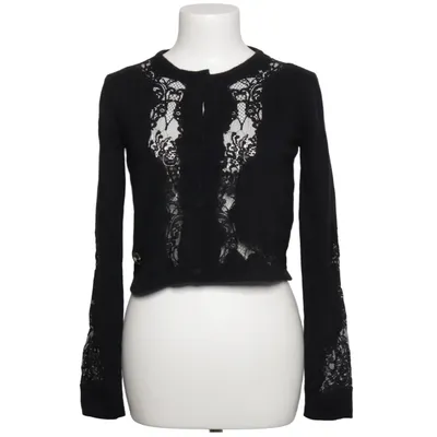 Cardigan (Sort) fra Philipp Plein Couture Angora, Bomuld, Nylon, Uld